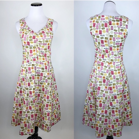 Modcloth Dresses & Skirts - Bea & Dot ModCloth Tea Time Biscuit Retro Dress